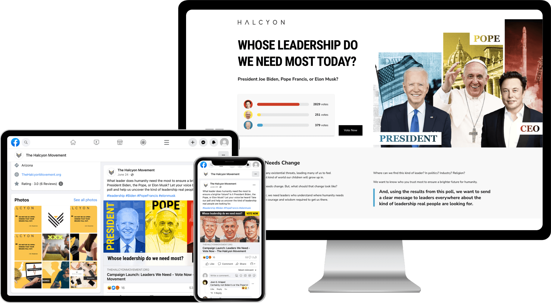 Pope, President or CEO